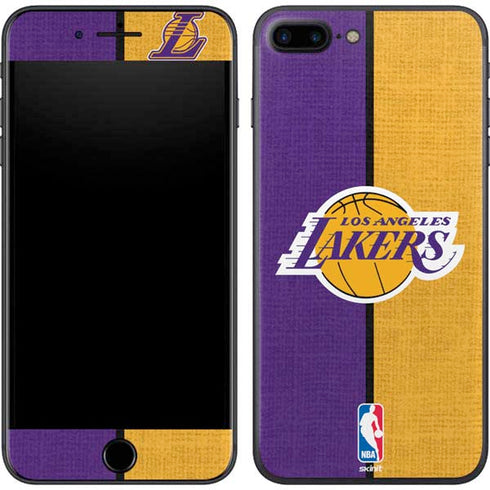 NBA Los Angeles Lakers Canvas iPhone 8 Plus Skin